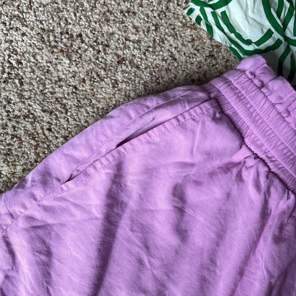 Bp Nordstrom High Wasited Lavender Shorts - Picture 3 of 4